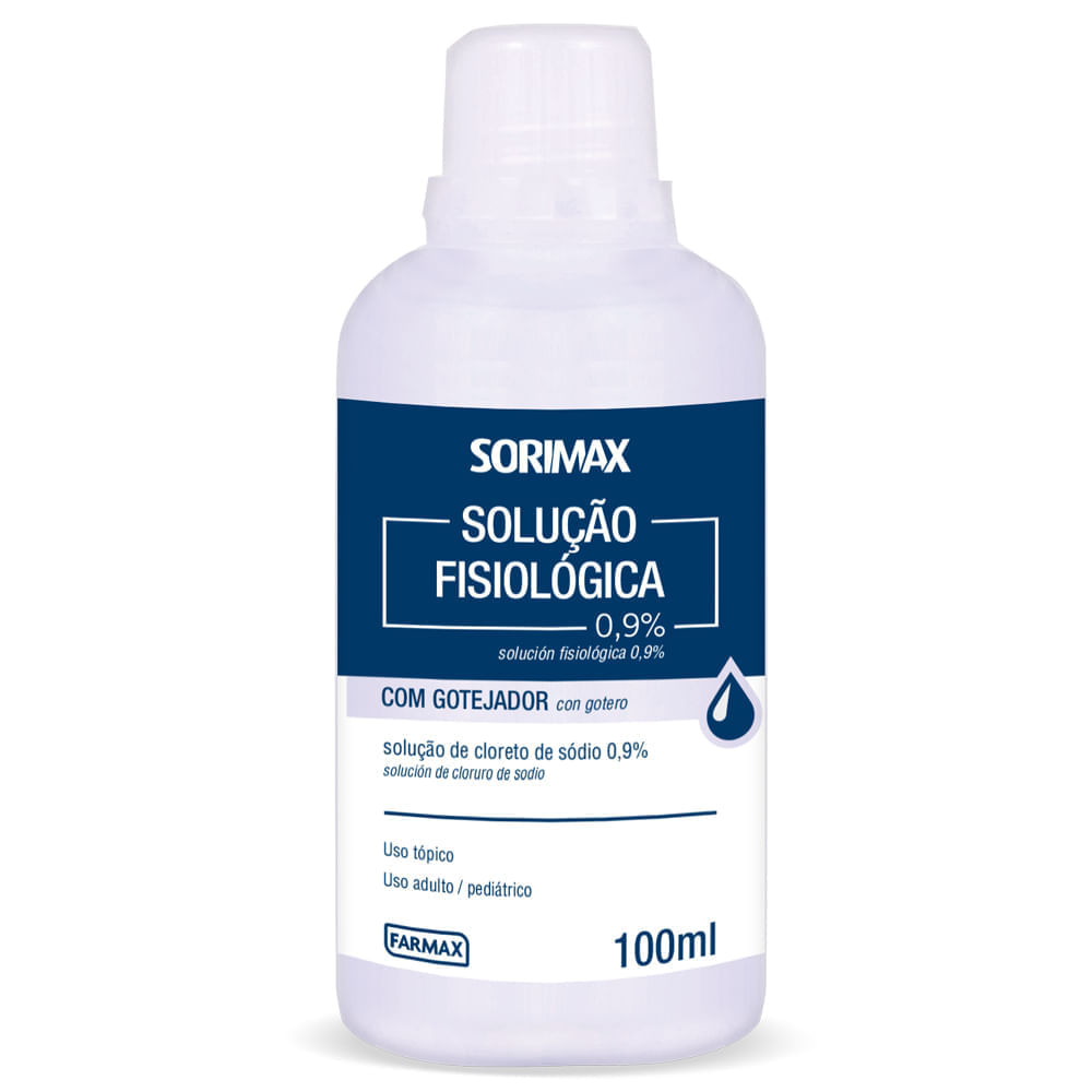 Soro Fisiológico 0,9% Sorimax 100mL