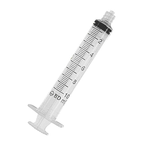 Seringa BD Plastipak Bico Luer-Lok Rosca Dupla 10mL s/Agulha