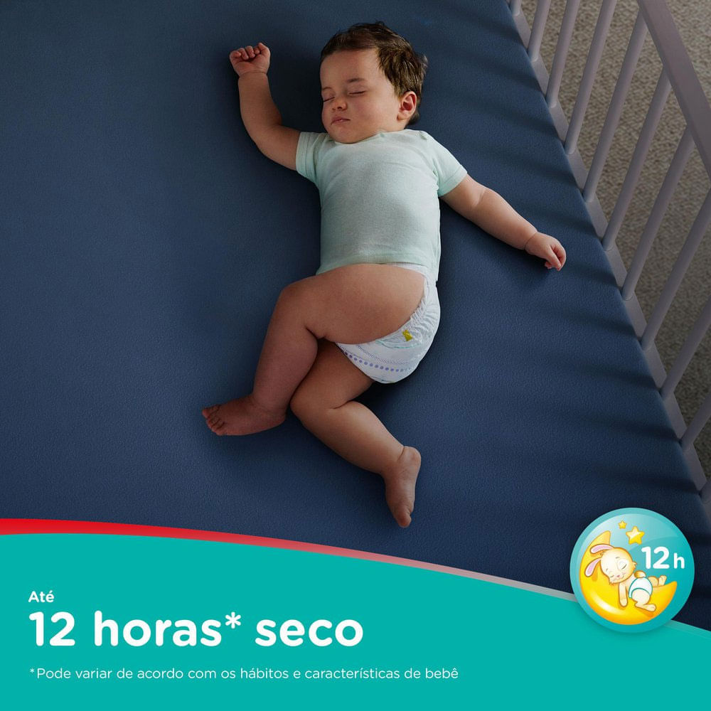 Fralda Descartável Infantil Pants Pampers Ajuste Total XXG 14 a 25kg Pacote 28 Unidades Grátis 2 Fraldas