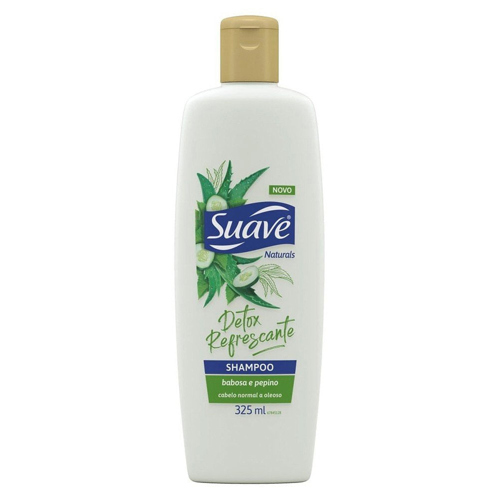 Shampoo Suave Suave Detox Refrescante Babosa e Pepino 325ml