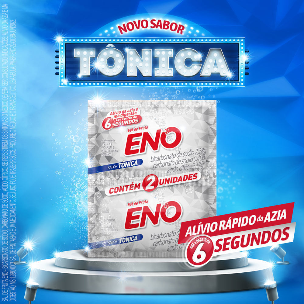 Sal Fruta Eno Tonica 2 Envelope 5g