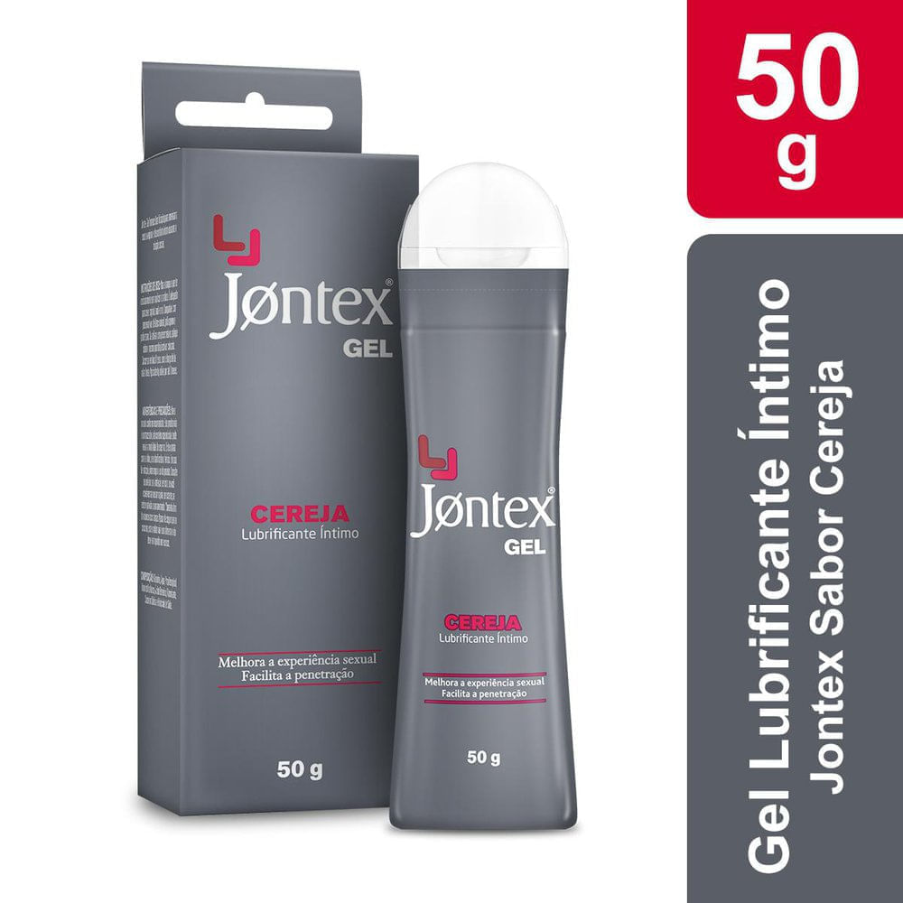 Gel Lubrificante Íntimo Cereja Jontex Frasco 50g