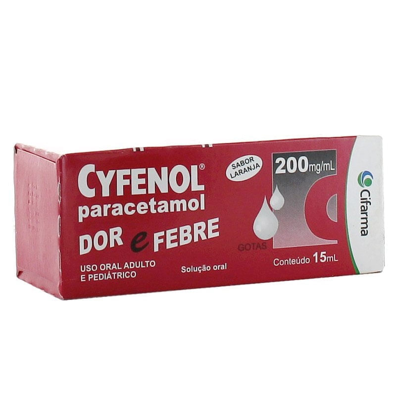 Encontraproduto.com.br - Cyfenol Gotas 200mg/mL 15mL