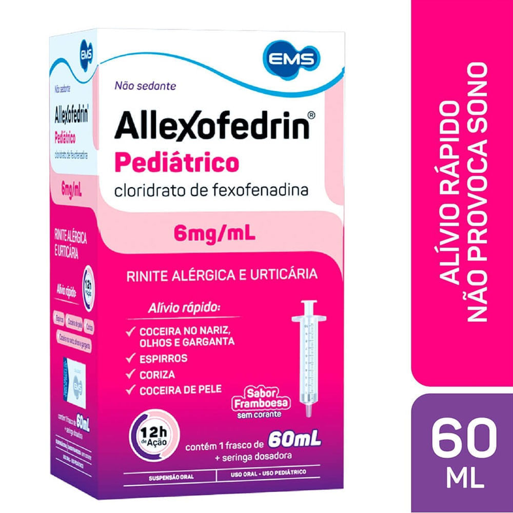 Allexofedrin Pediátrico 6mg 60ml
