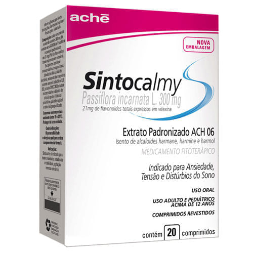 Sintocalmy 300mg Com 20 Comprimidos