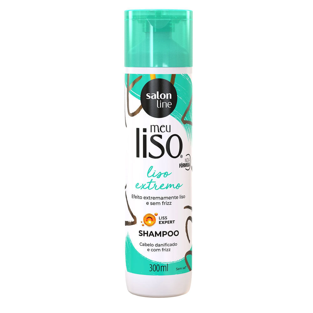 Shampoo Salon Line Meu Liso Brilho do Diamante 300ml