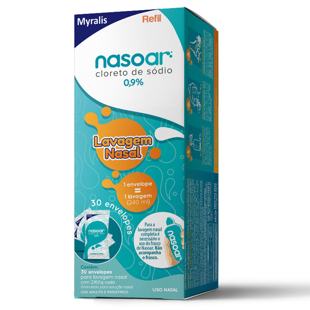 NASOAR 9MG COM 30 ENVELOPES