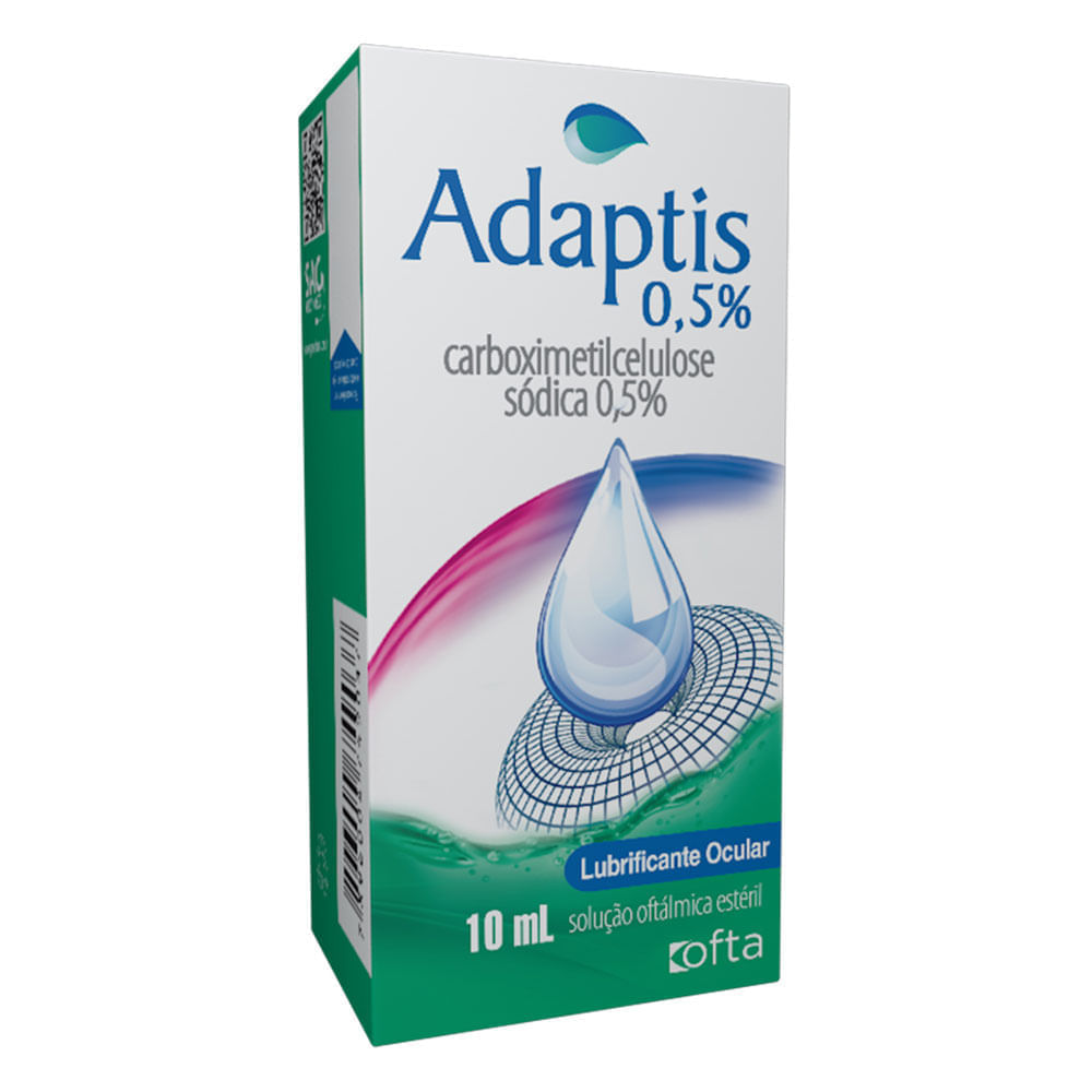Adaptis Soluçao Oftalmica Lubrificante Ocular 0,5% 10Ml