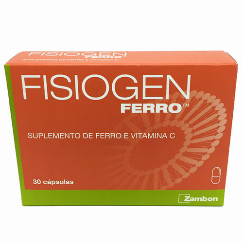 Suplemento Alimentar Fisiogen Ferro 30 Cápsulas