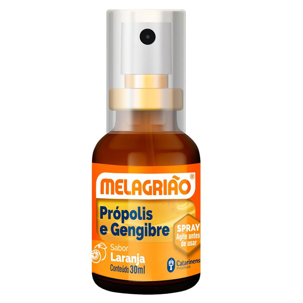 Melagriao Propolis E Gengibre Sabor Laranja Spray 30Ml