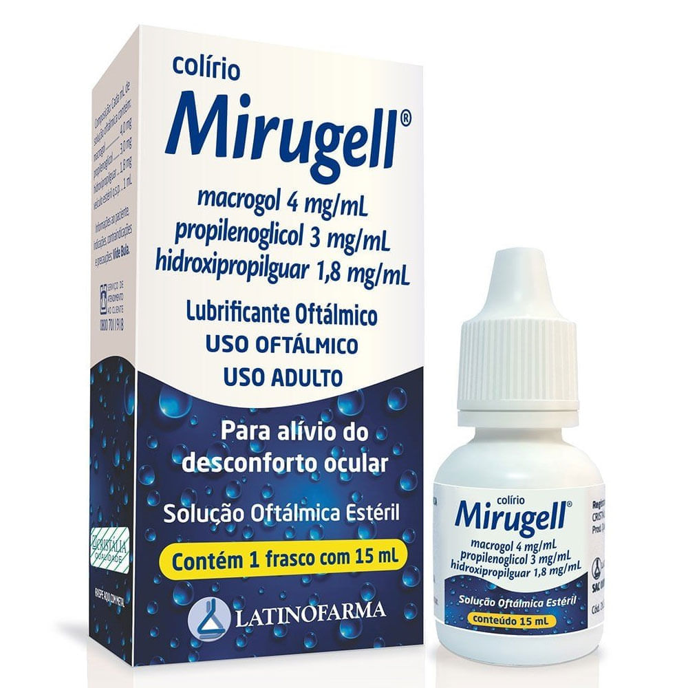 Mirugell Solução Oftálmica 15ML