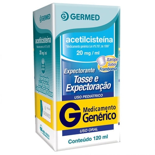 Acetilcisteina Xarope Infantil 20Mg/Ml 120Ml Germed 