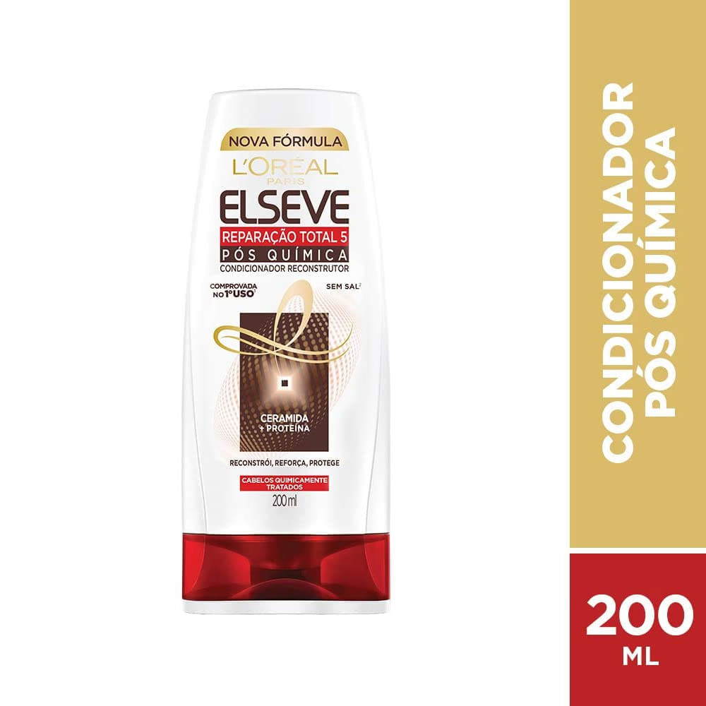 Elseve Condicionador Reparacao Total 5 Especial Quimica 200 Ml