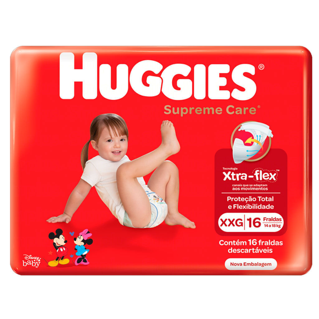 Fralda Huggies Supreme Care Xxg Com 16