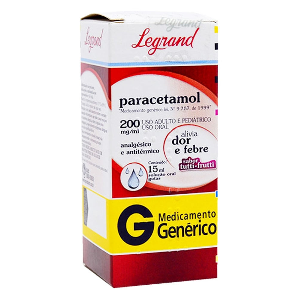 PARACETAMOL 200MG 15ML GTS LEG