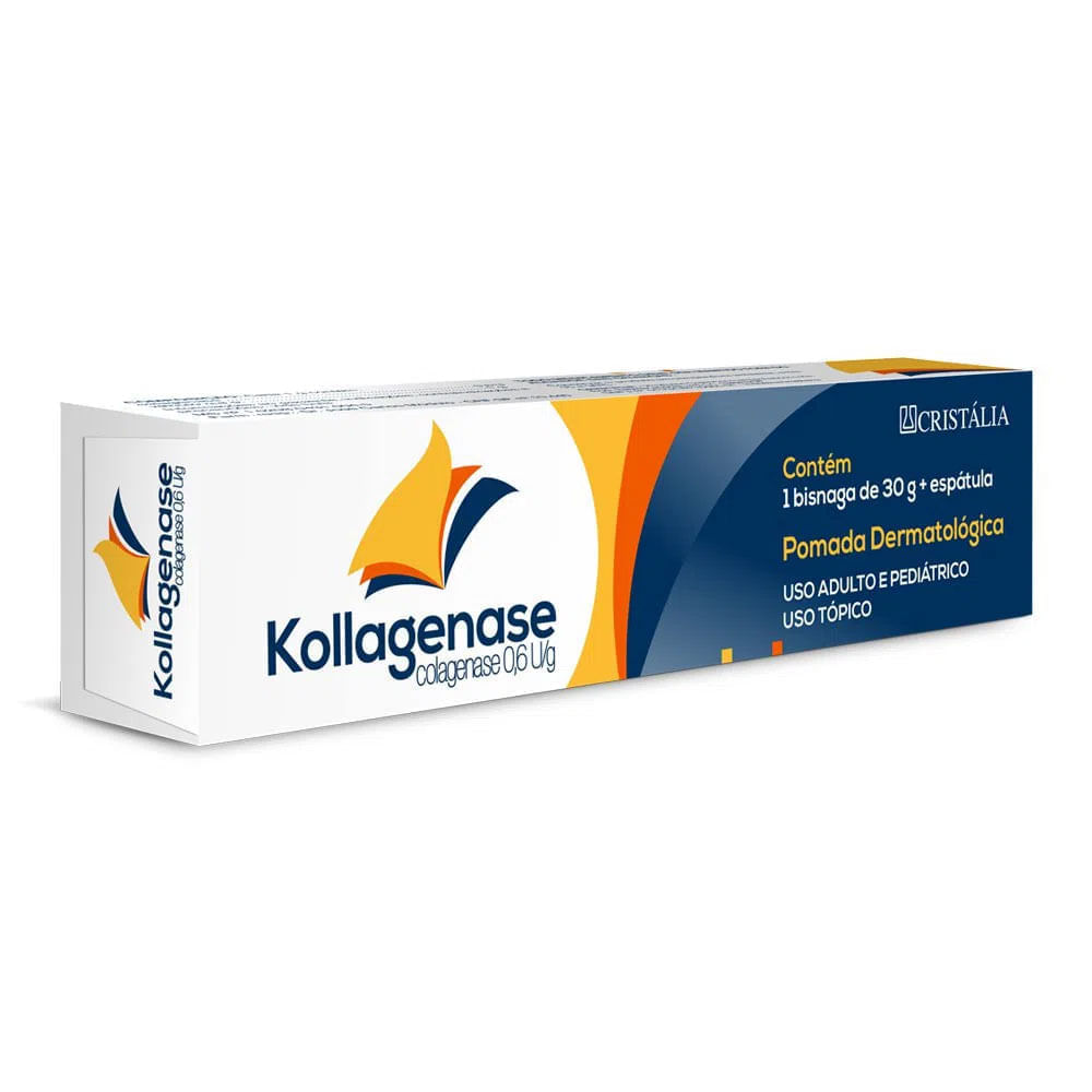 Kollagenase 0,6u/g - 1 Pomada Dermatológica