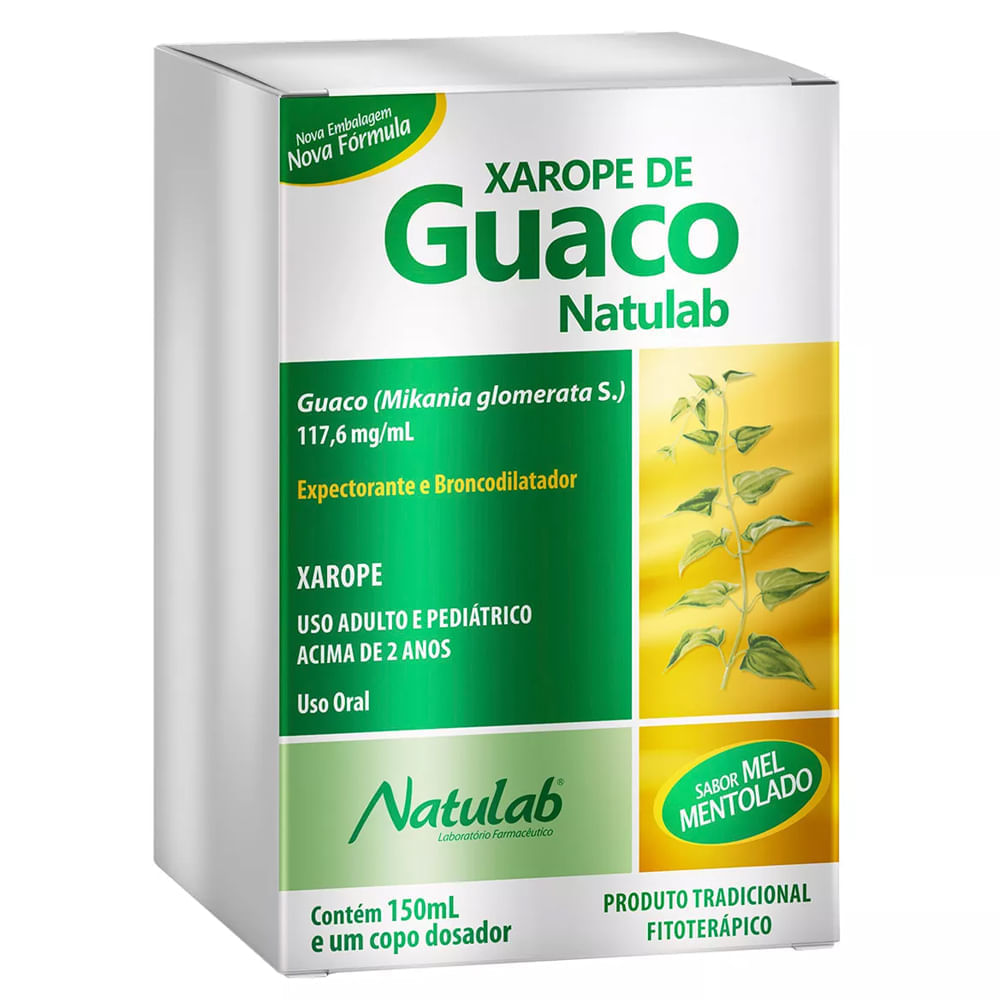 Guaco Xarope Natulab Com 150 Ml