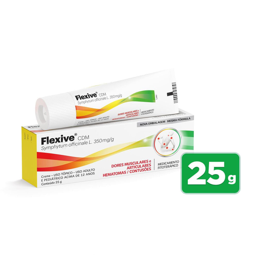 Flexive CDM 350mg/g Creme Dermatológico - Bisnaga com 25g