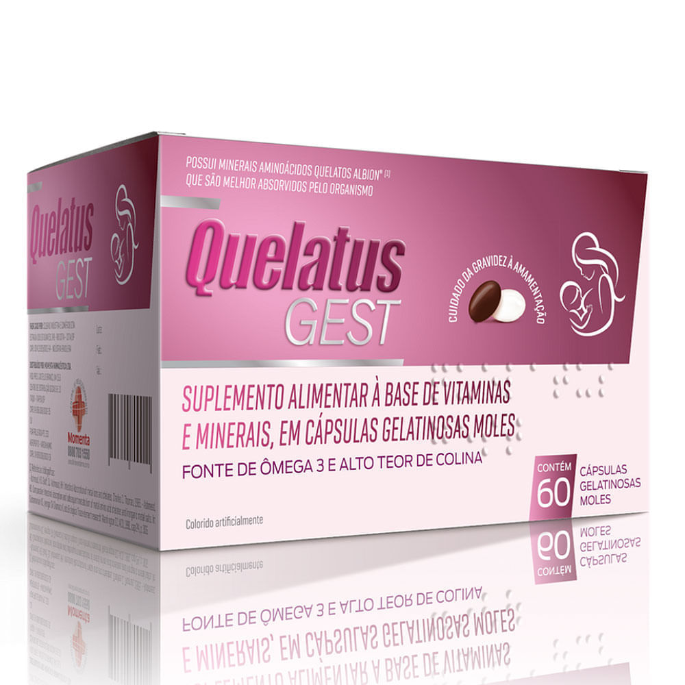 Quelatus Gest Com 60 Comprimidos