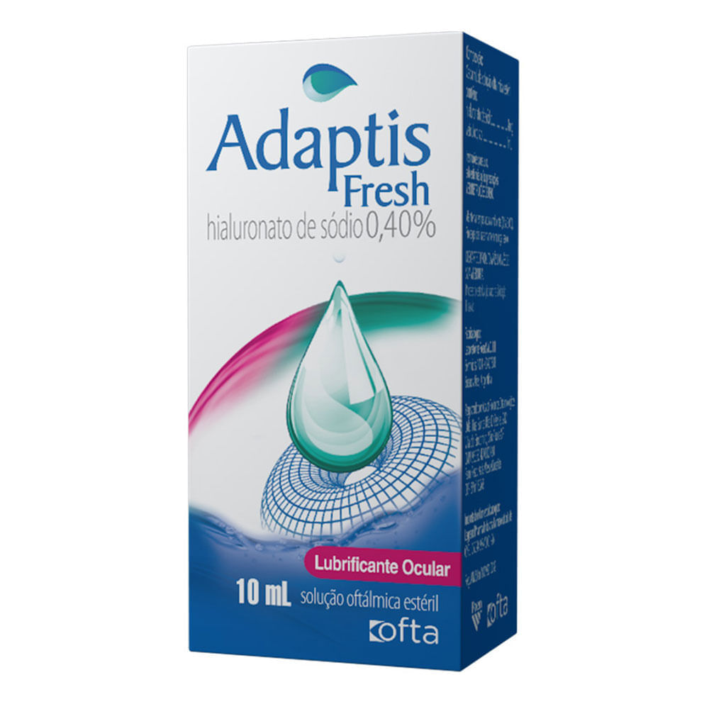 Solução Oftalmológica Adaptis Fresh 0,4% - 10ml