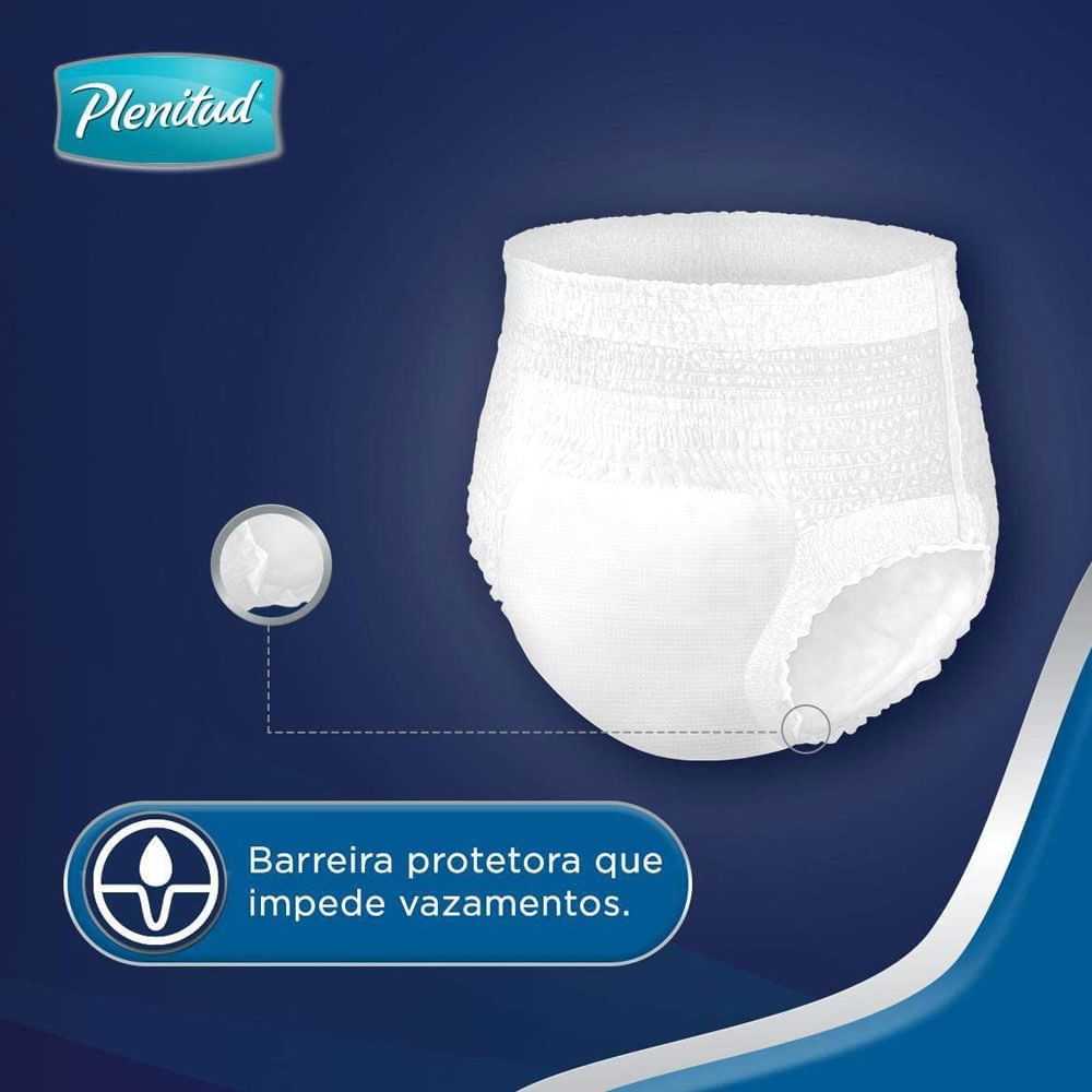 Encontraproduto.com.br - Plenitud Roupa Íntima Proctect Plus, 8 Unidades - P/M