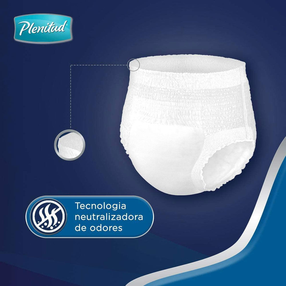 Encontraproduto.com.br - Plenitud Roupa Íntima Proctect Plus, 8 Unidades - P/M