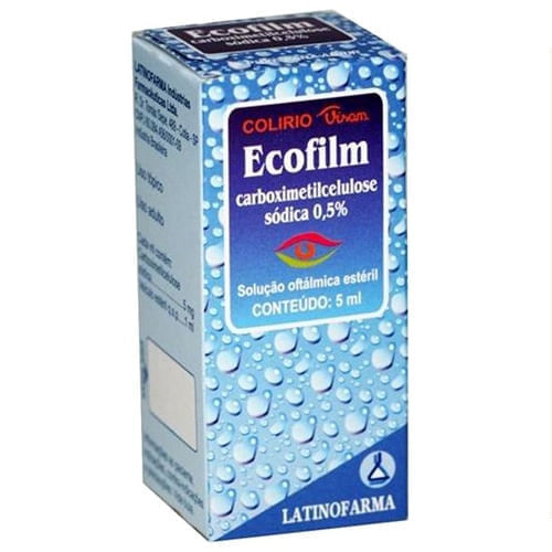 Encontraproduto.com.br - Ecofilm 5mg/ml Solução Oftálmica Estéril 5ml