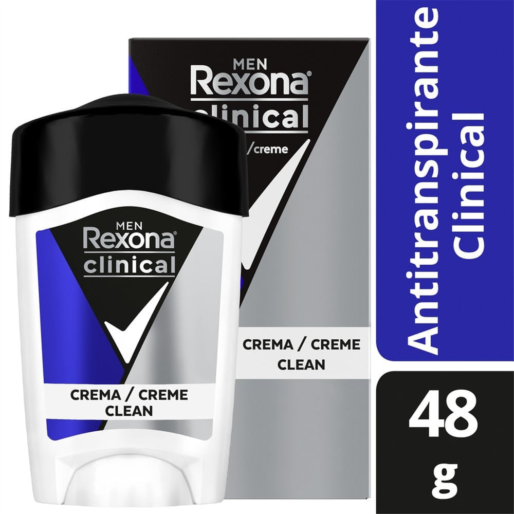 Desodorante creme Rexona clinical men com 48 g