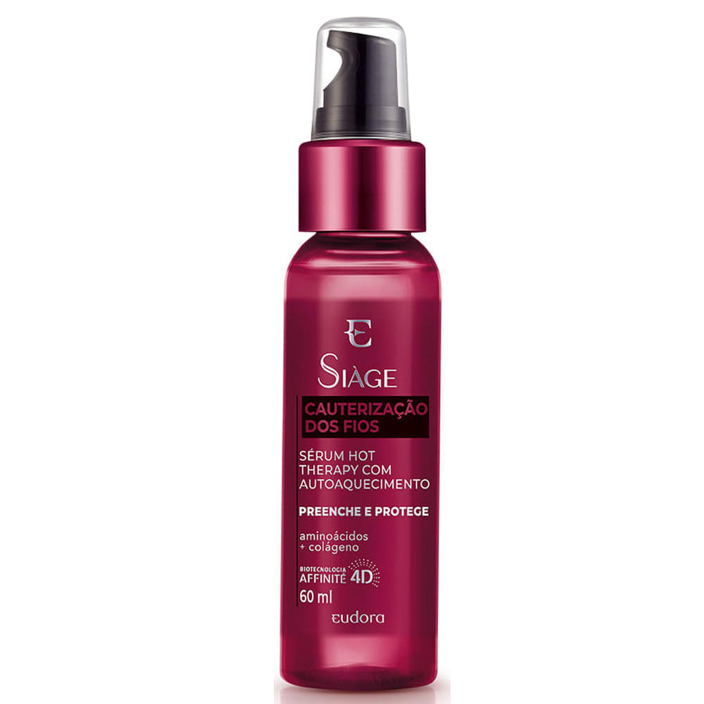 Sérum Capilar Siage Hot Therapy Cauterização dos Fios 60Ml