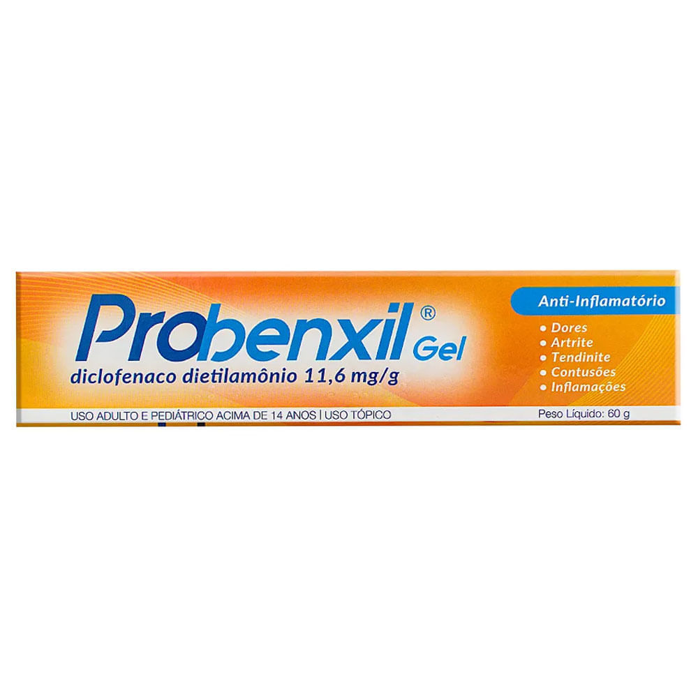 Analgésico e Anti-inflamatório Probenxil 11,6mg/g 60g