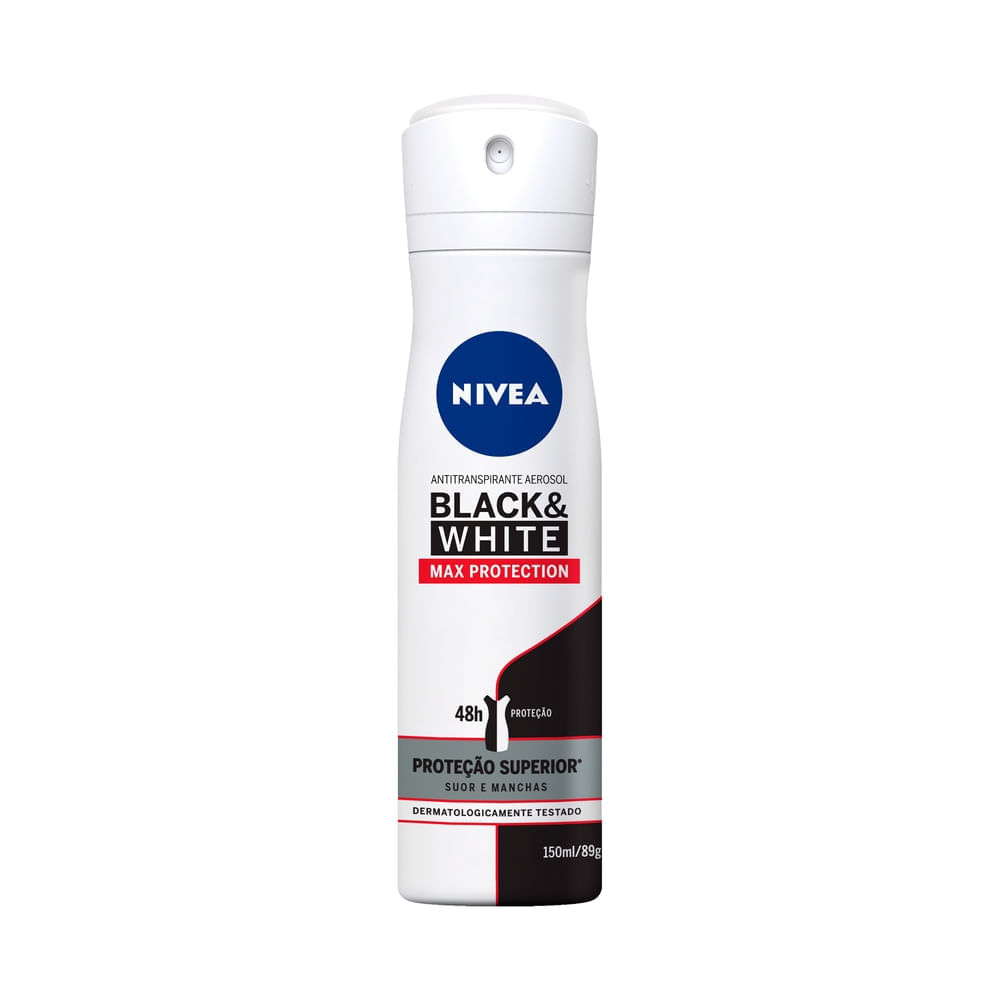 DESODORANTE NIVEA INVISIBLE B&W MAX PROTECTION 150ML