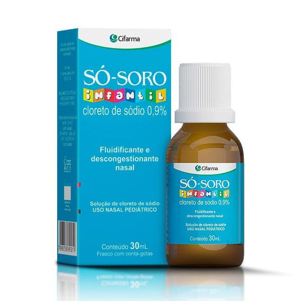Só-Soro Solução Nasal Infantil de 30ml