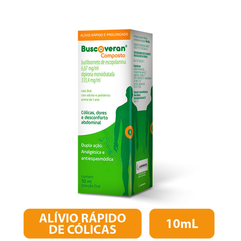 Buscoveran Composto União Química gotas 10ml