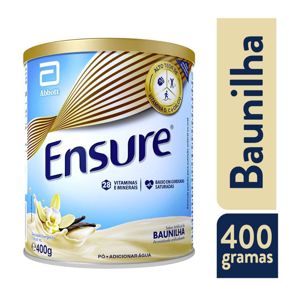 Suplemento Ensure Baunilha 400g