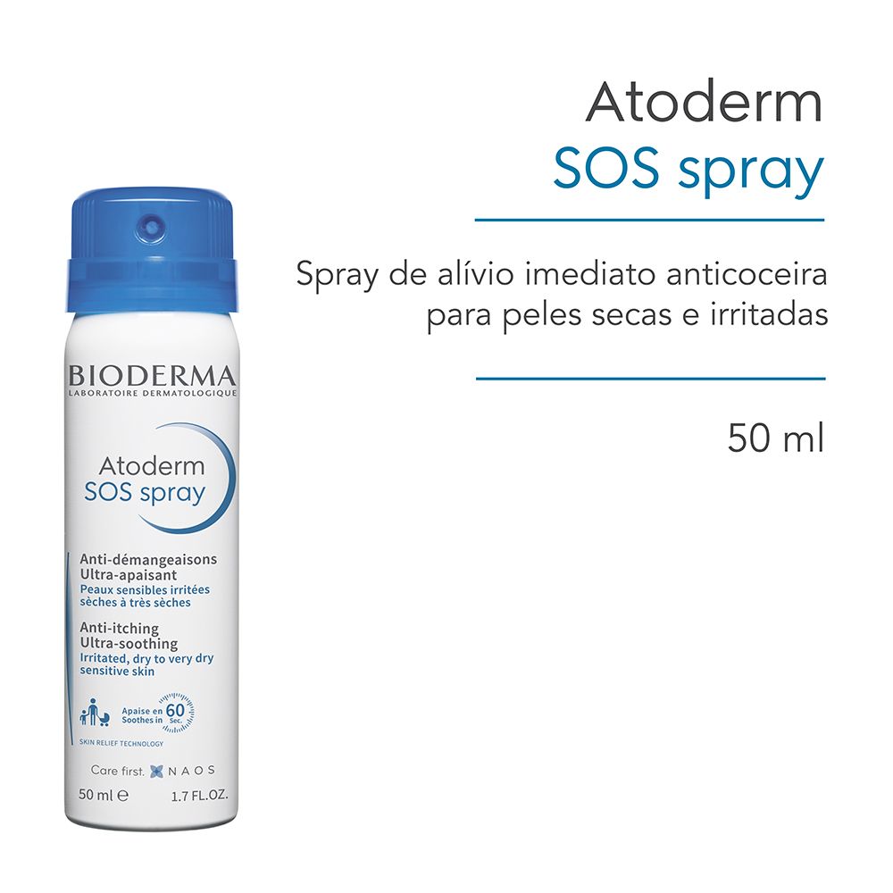 Encontraproduto.com.br - Atoderm Sos Spray 50Ml - Bioderm