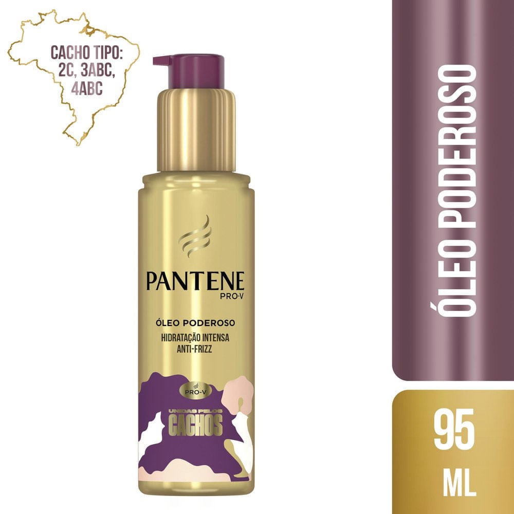Óleo Capilar Pantene Unidas Pelos Cachos 95ml