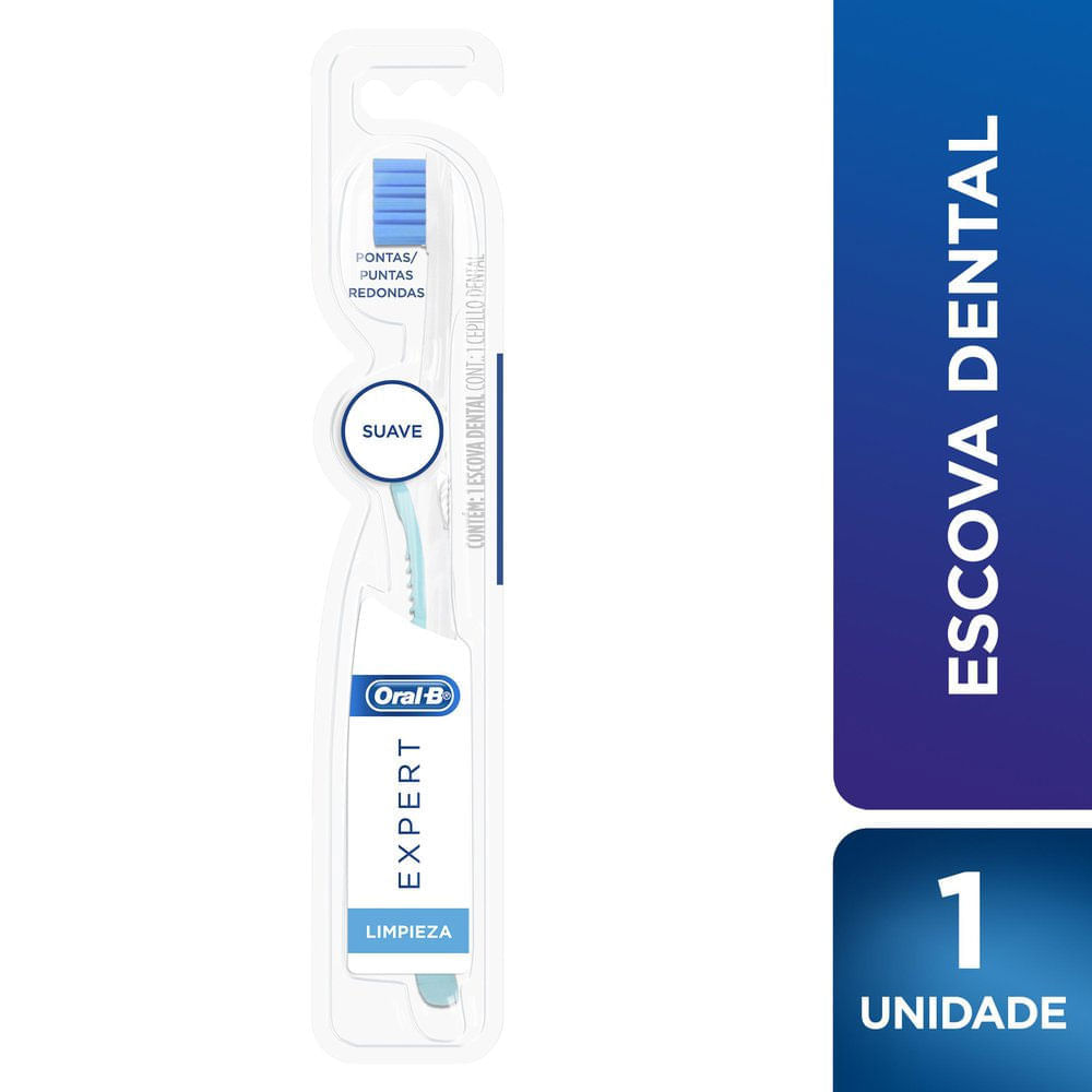 Escova Dental Oral B Expert Gengiva Limpeza Macia 