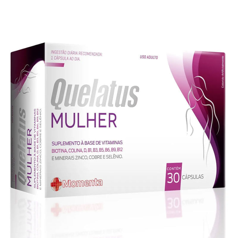 Suplemento Vitamínico Quelatus Mulher 30 Cápsulas