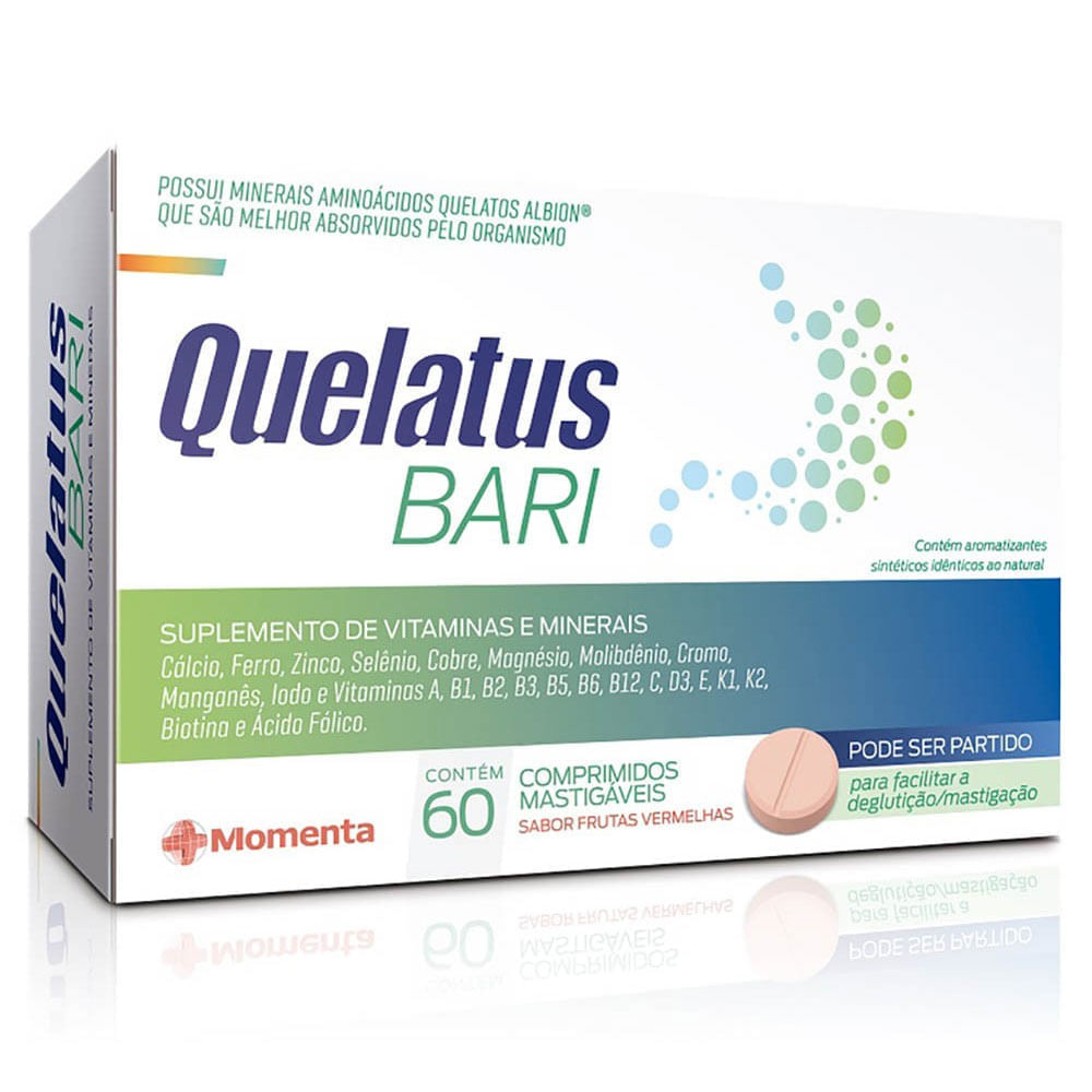 Encontraproduto.com.br - Quelatus Bari 60 Comp