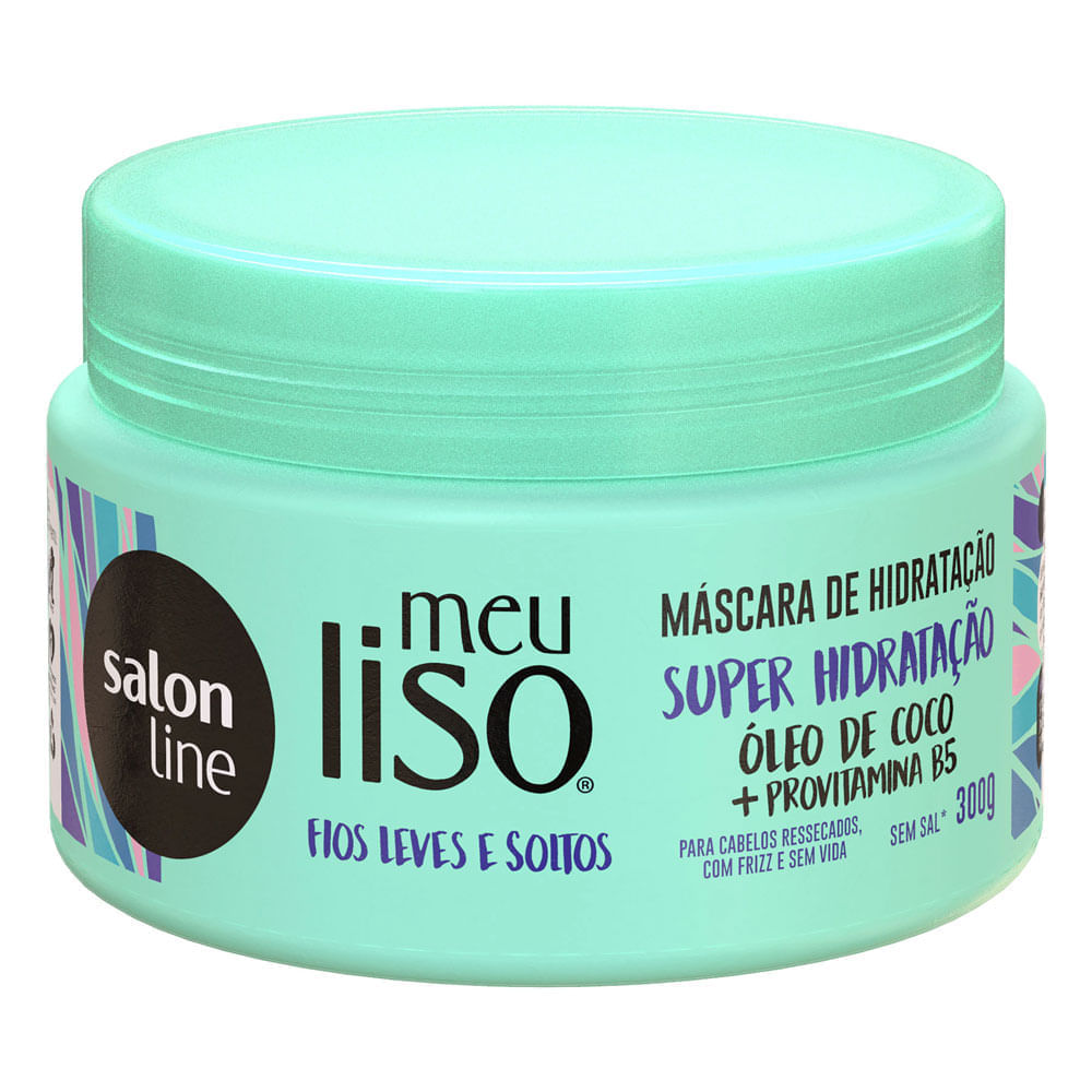 Salon Line Meu Liso Super Hidratação Máscara Capilar 300g
