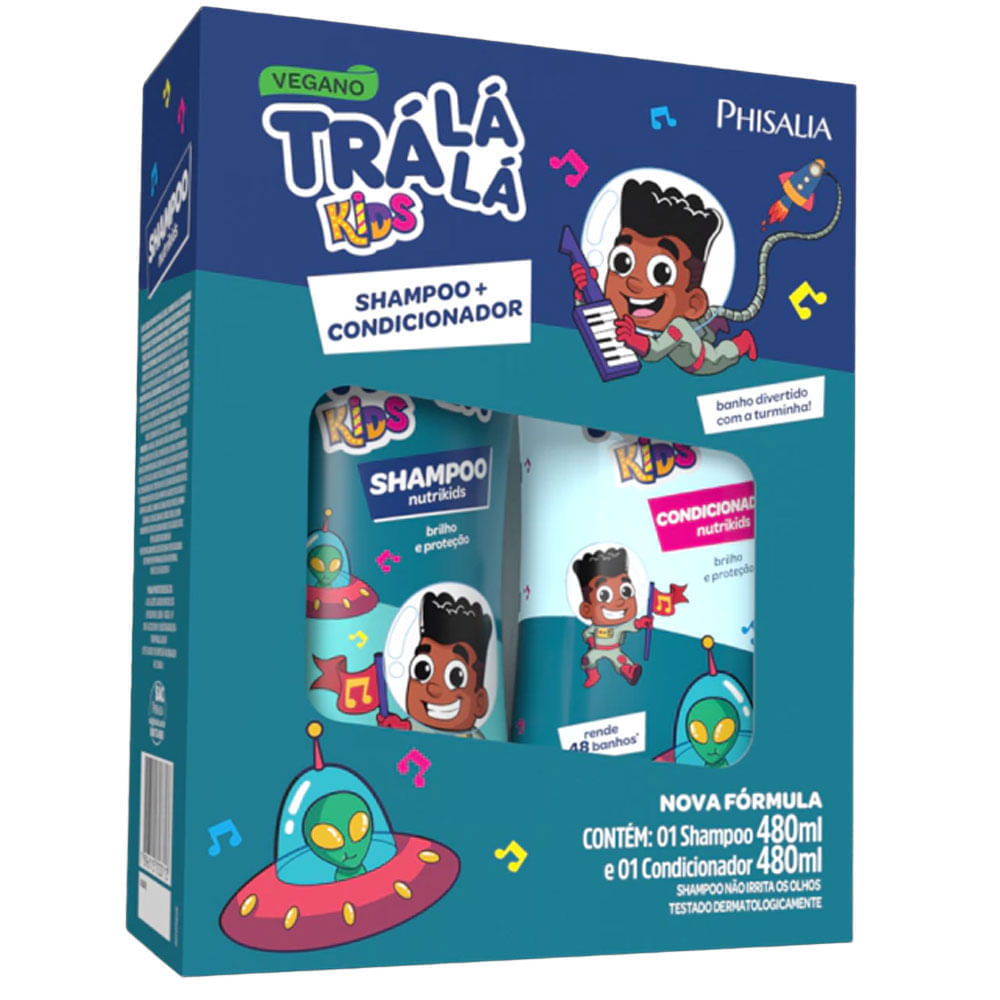 Shampoo+Condicionador Trá Lá Lá Kids Nutrikids 480ml