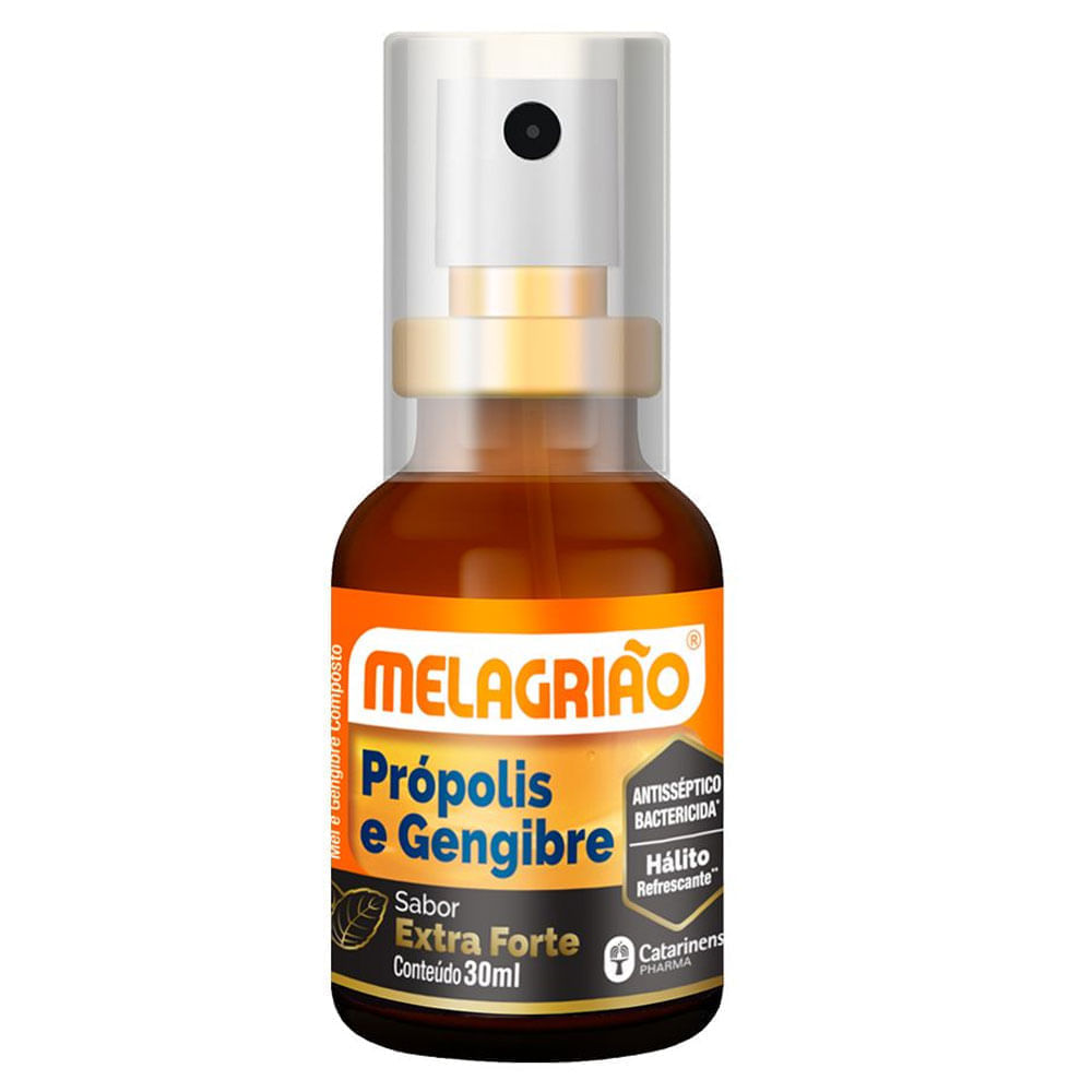 Melagrião Própolis e Gengibre Sabor Extra Forte Spray 30ml