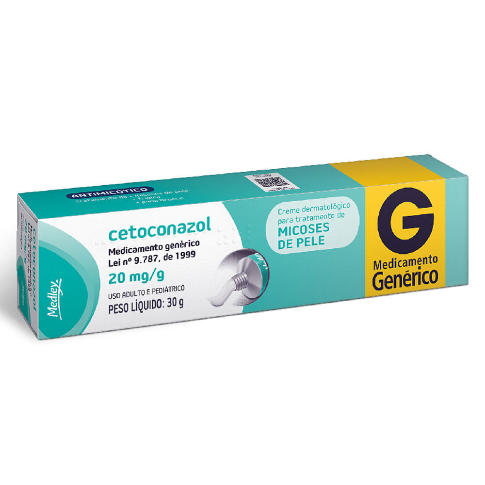 Cetoconazol Creme 20mg/g Creme 30g