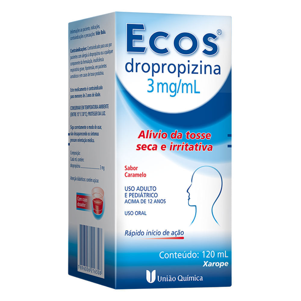 Encontraproduto.com.br - Ecos Xarope 3mg/ml 120ml