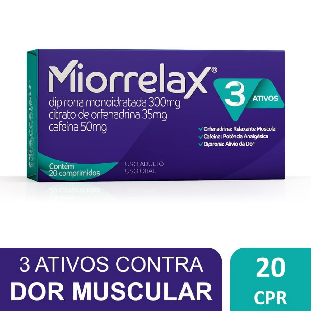 MIORRELAX COM CT BL AL PLAS X 20