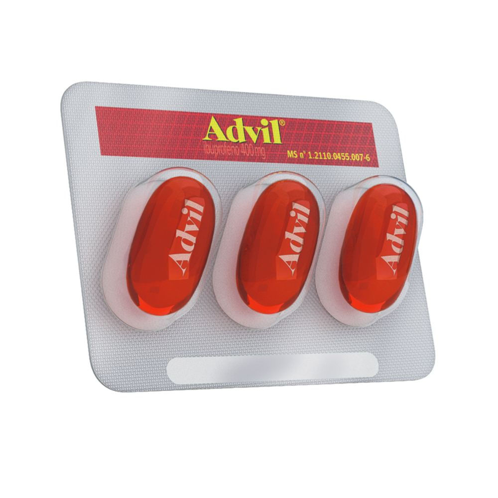 Advil 400Mg Blister 3 Cápsulas