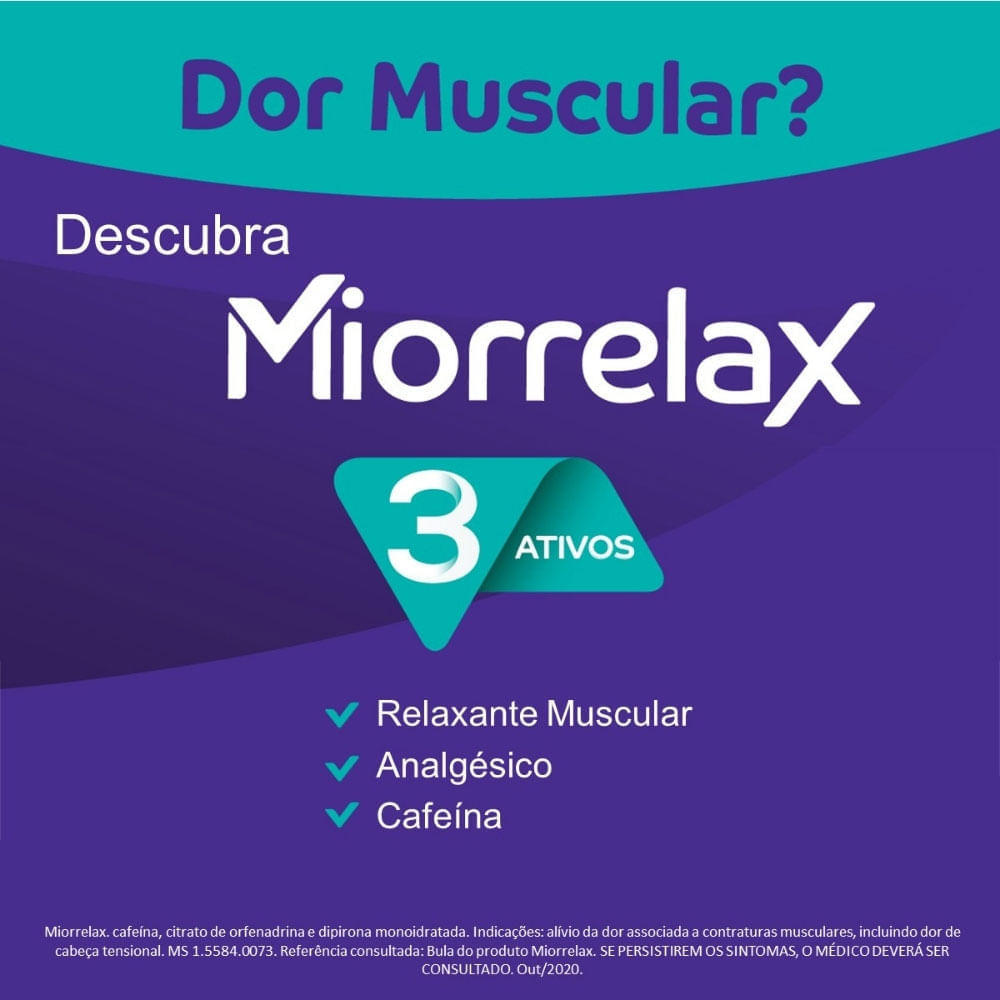 Encontraproduto.com.br - MIORRELAX COM CT BL AL PLAS X 20
