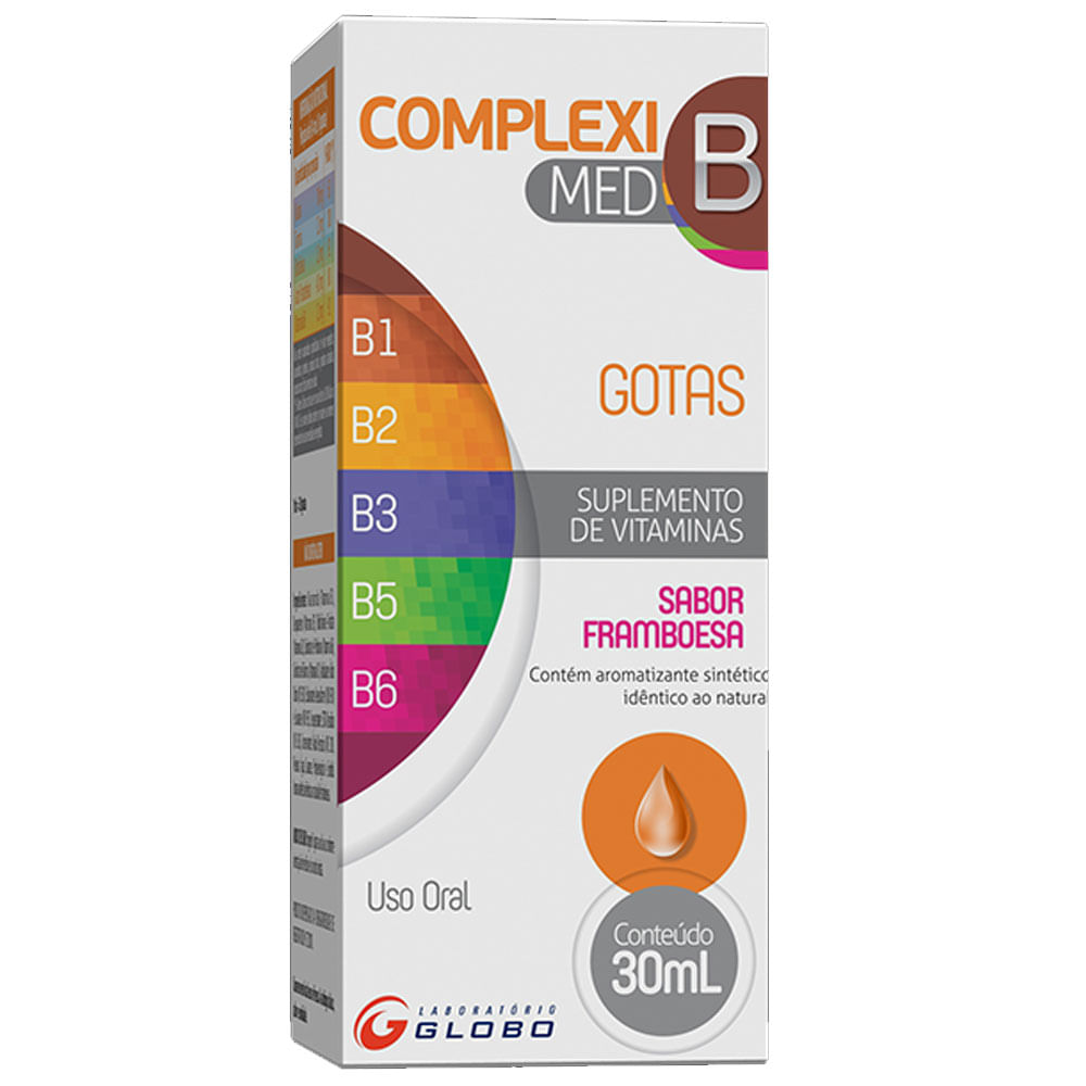 Compleximed B Complexo B Gotas Framboesa 30ml Em Oferta - Farmadelivery