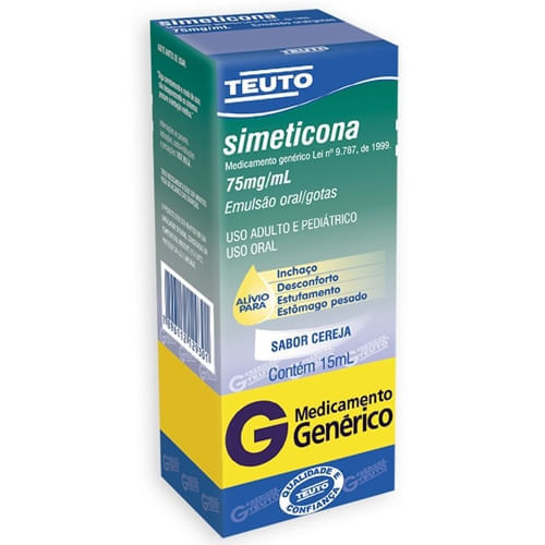 Simeticona 75Mg/Ml Soluçao Oral 15Ml teuto