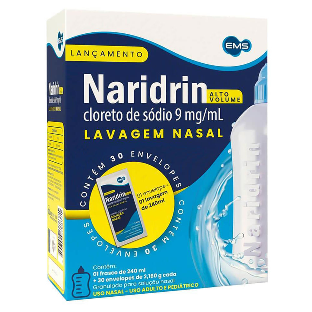 Encontraproduto.com.br - Naridrin Alto Refil Com 30 Envelopes 2,160g Ems